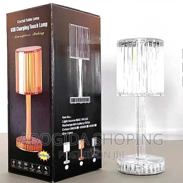 LED Crystal Table Lamp