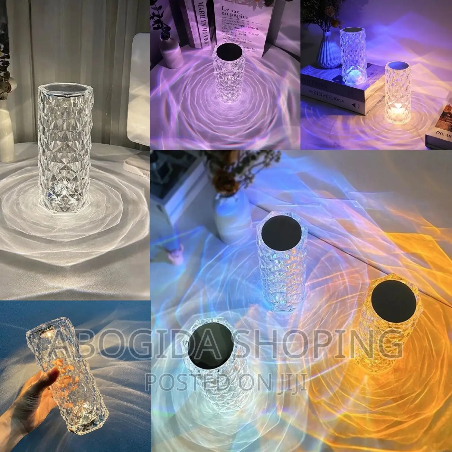 LED Crystal Table Lamp