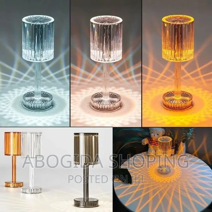 LED Crystal Table Lamp