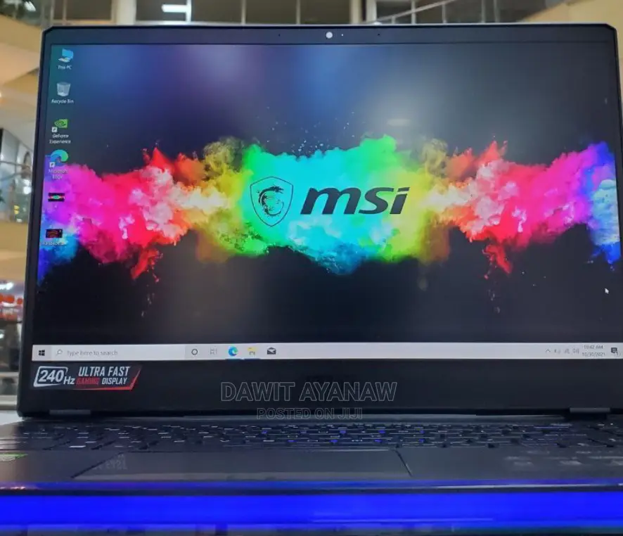 New Laptop MSI GE66 Raider 10SGS 16GB Intel Core I7 SSD 1T