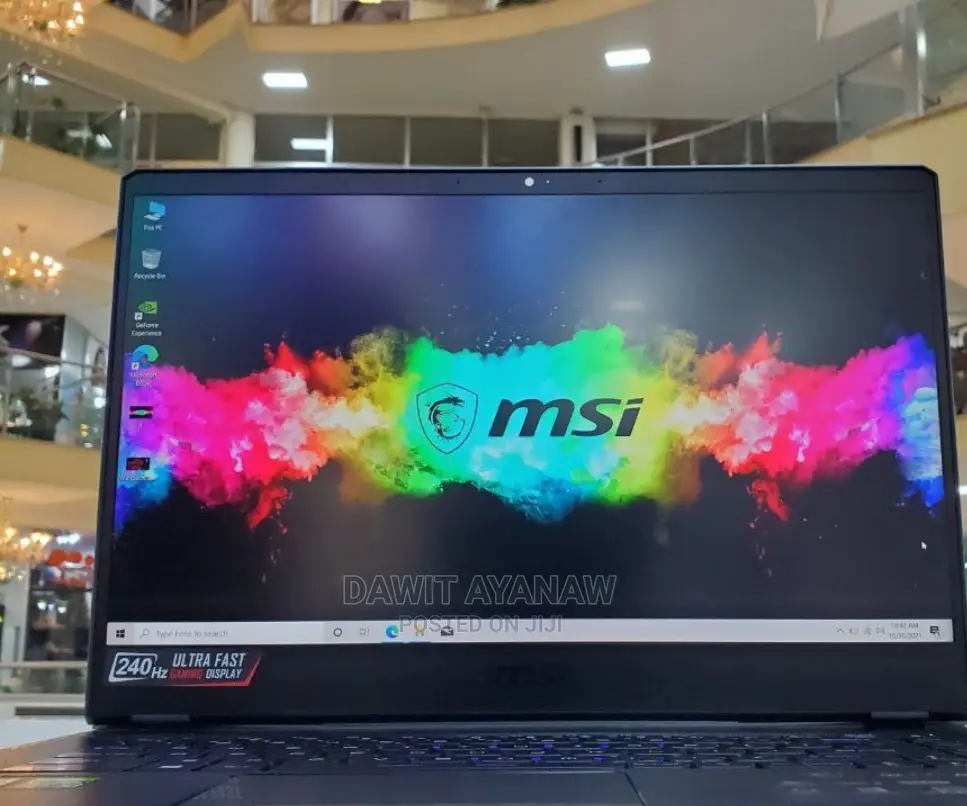 New Laptop MSI GE66 Raider 10SGS 16GB Intel Core I7 SSD 1T