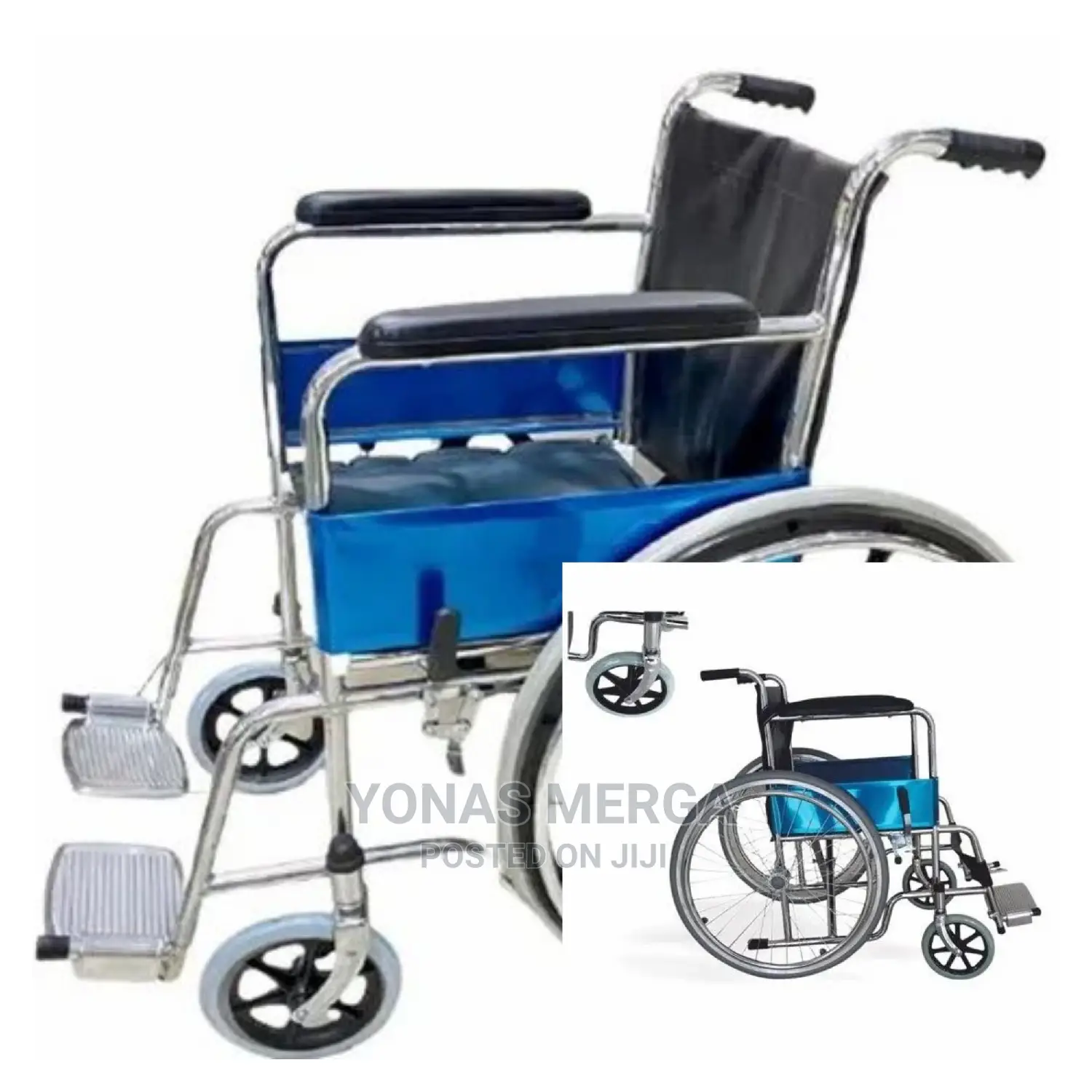 Fixed Aluminium Footrest Wheelchair