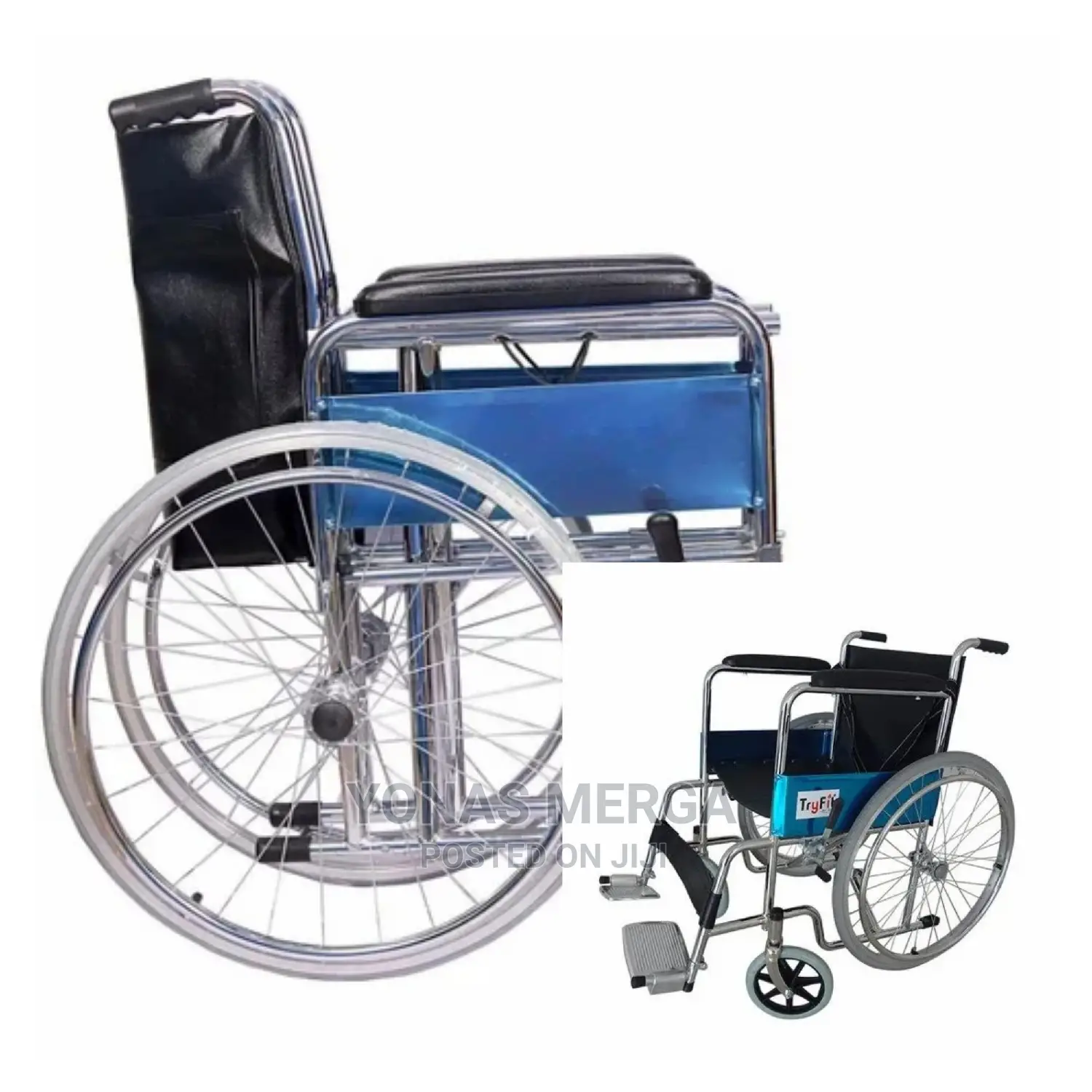 Fixed Aluminium Footrest Wheelchair