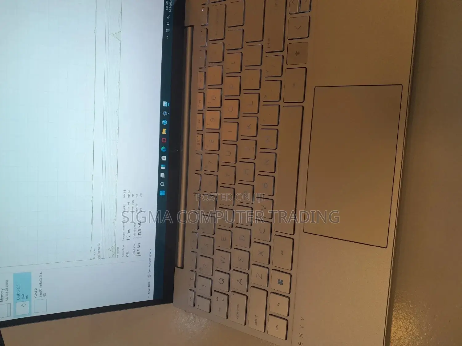 New Laptop HP Envy 13 16GB Intel Core I7 SSD 1T