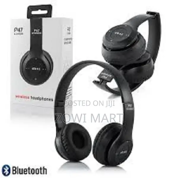 Wireless Rechargeable Bluetooth Over-Ear Headphones