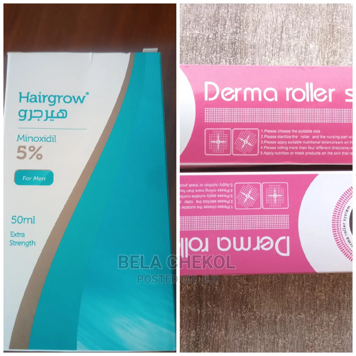 Hair Grow and Derma Roller System