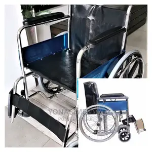 Photo - Double Rexine Spoke Wheel Chair Foldable