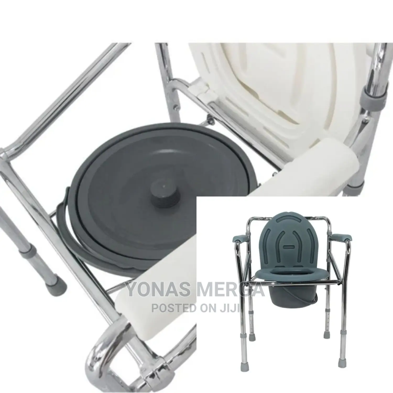 Adjustable Steel Toilet Chair Potty Chair Commode Chair