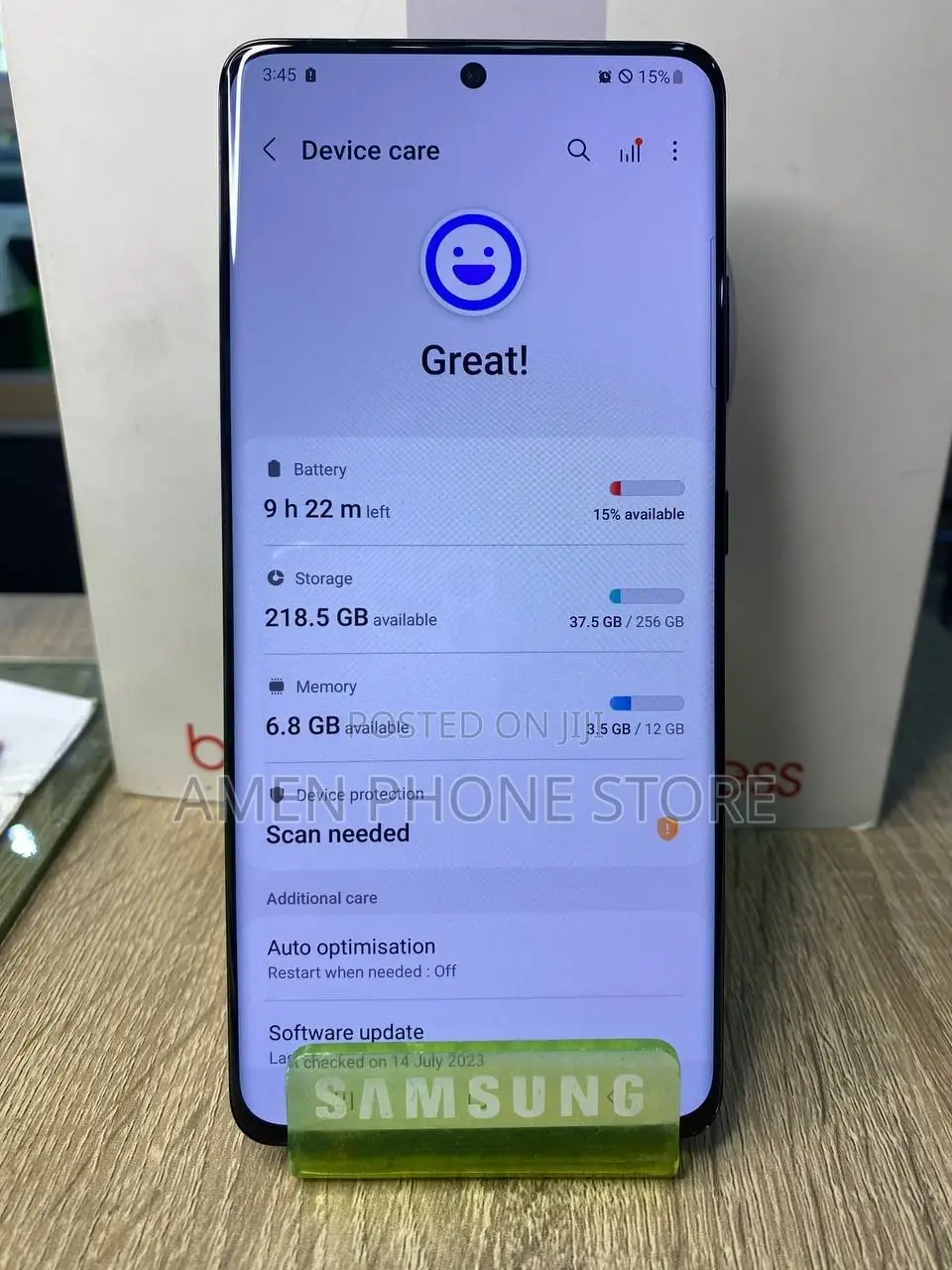 New Samsung Galaxy S20+ 5G 256 GB Silver