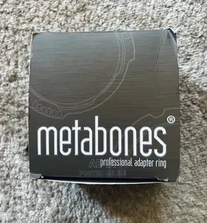 Metabones Adapter 
Canon Ef/Ef-S Lens to Sony