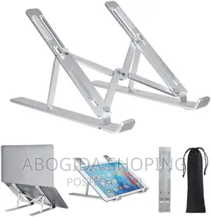 Foldable Height Adjustable Metal Frame Laptop Stand