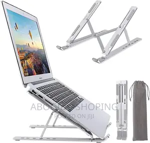 Foldable Height Adjustable Metal Frame Laptop Stand