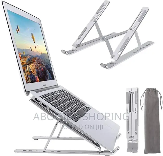 Foldable Height Adjustable Metal Frame Laptop Stand