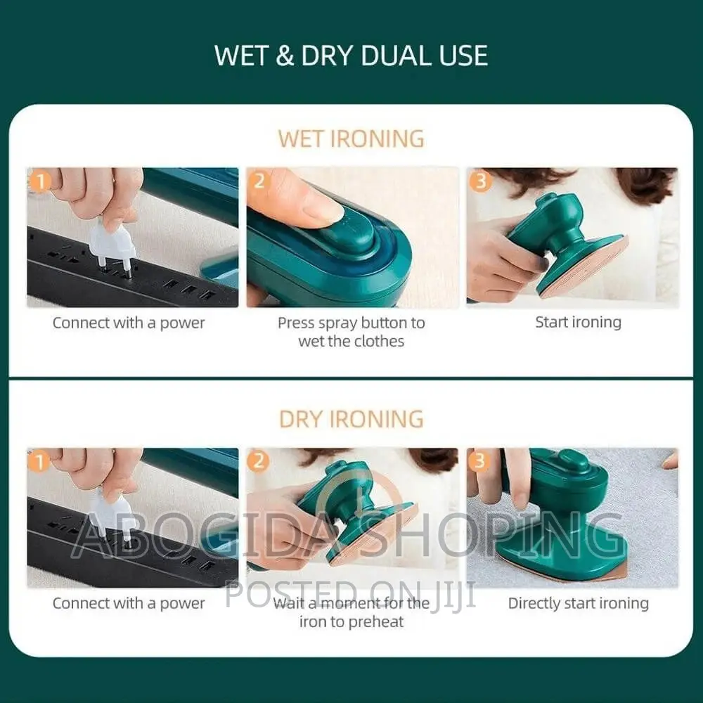 Mini Dry Iron With Spray