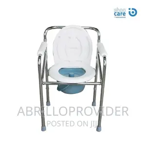 Pro Life Foldable Commode – Chrome Steel