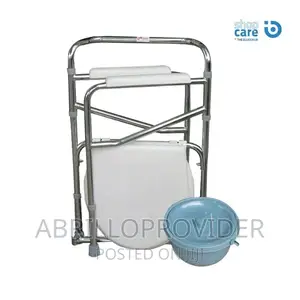 Pro Life Foldable Commode – Chrome Steel