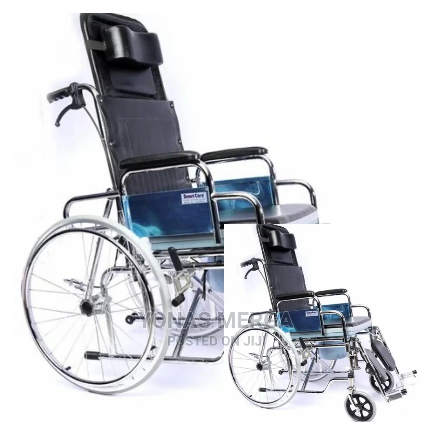 Wheelchair, Commode Pot, Weight Capacity- 150 KGS