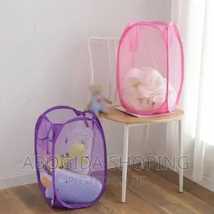 Mesh Cloth and Toy HAMPER
ተጣጣፊ ባስኬት