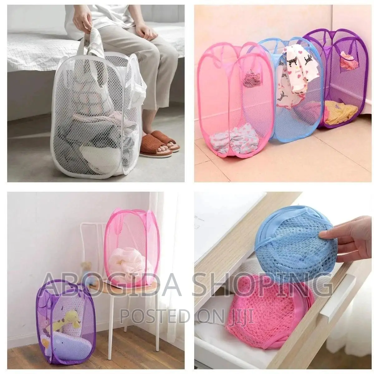 Mesh Cloth and Toy HAMPER
ተጣጣፊ ባስኬት