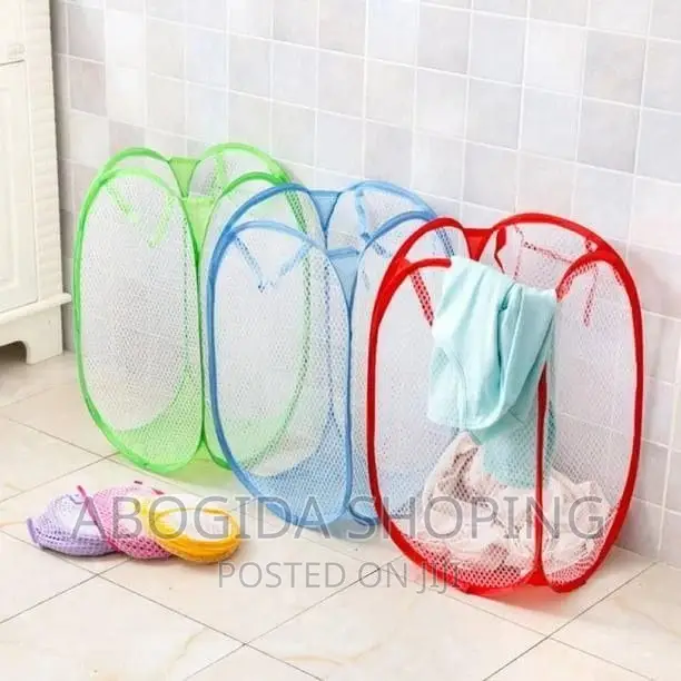 Mesh Cloth and Toy HAMPER
ተጣጣፊ ባስኬት