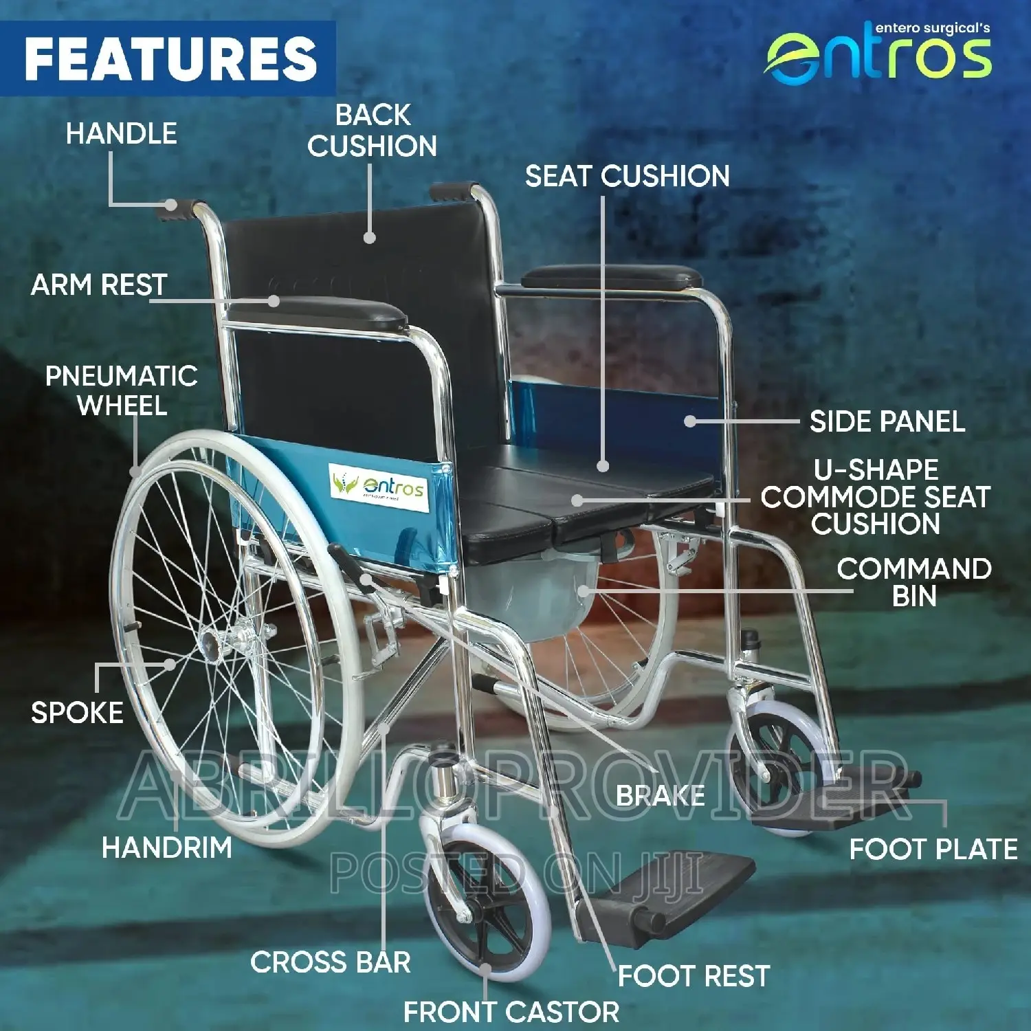 Commode Wheelchair Provider24