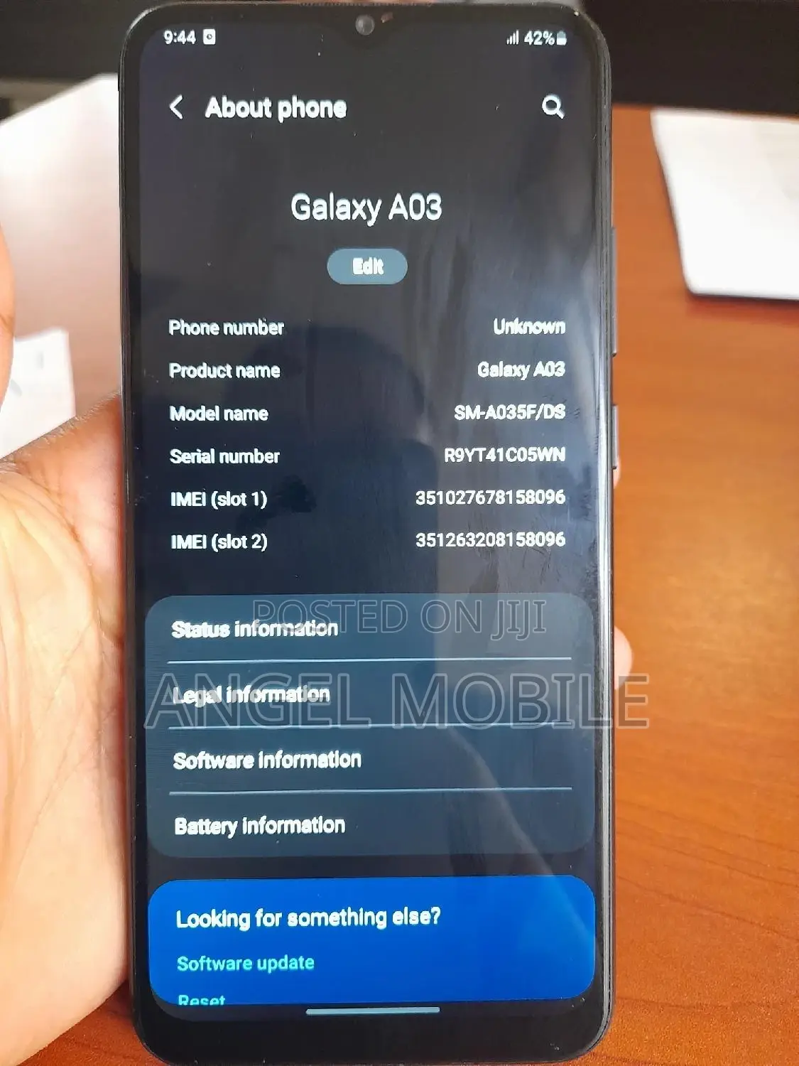 New Samsung Galaxy A03 64 GB Black