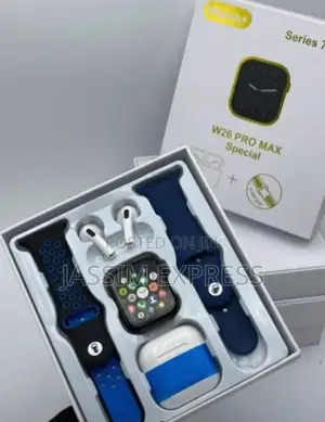 Special Edition 1 ስማርት ሰአት + 1 Airpods + 2 ተቀያሪ የሲልከን ማሰሪያ