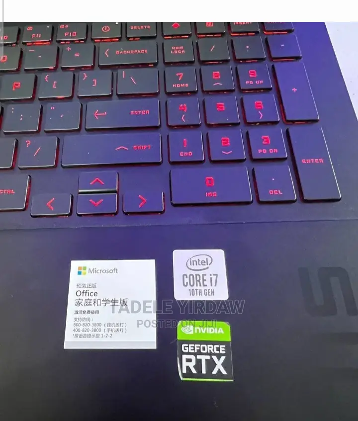 New Laptop HP Omen 15 16GB Intel Core I7 SSD 512GB