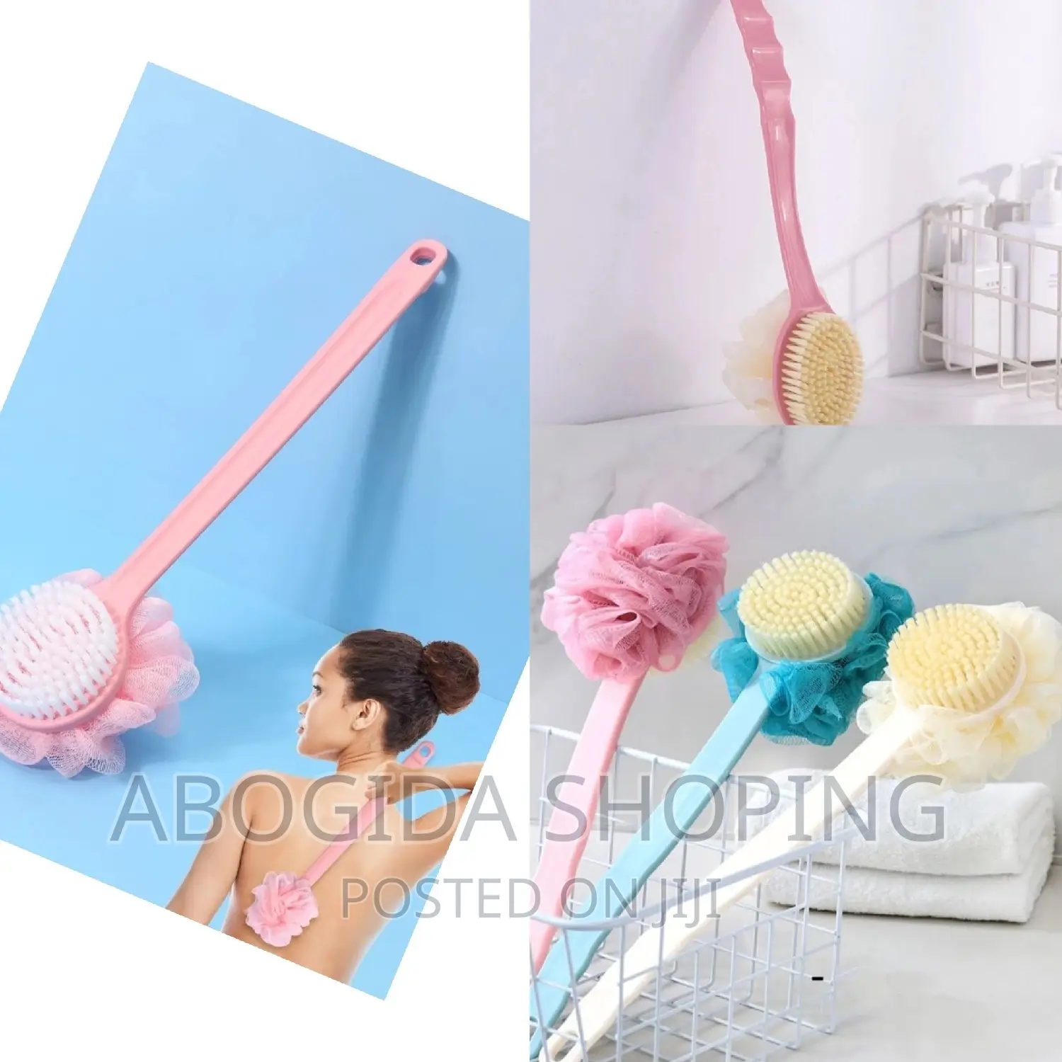 2in1 Long Hundled Bath Brush