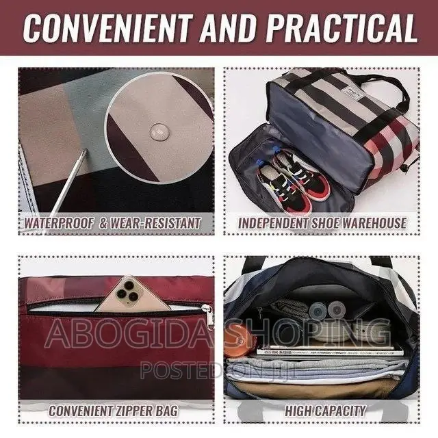 Foldable High Capacity Travel Bags