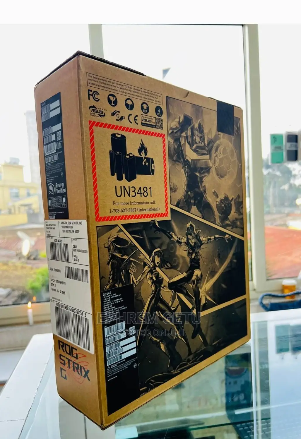 New Laptop Asus ROG Strix G15 16GB Intel Core I7 SSD 1T