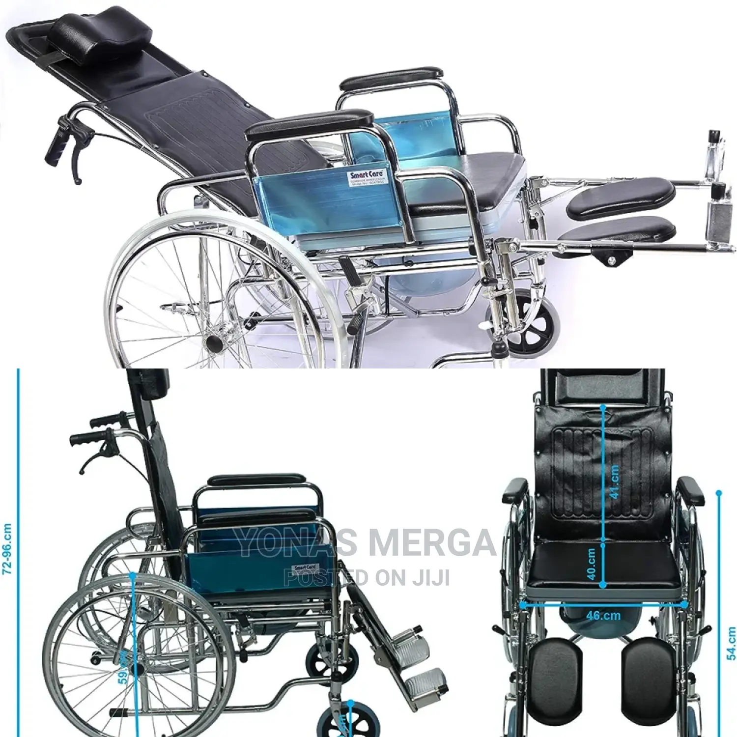 Smart Care Wheelchairs for Seniors Feature Cushion Seat