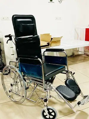 Chrome Commode Reclining Wheelchairs,