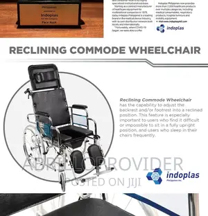 Chrome Commode Reclining Wheelchairs,