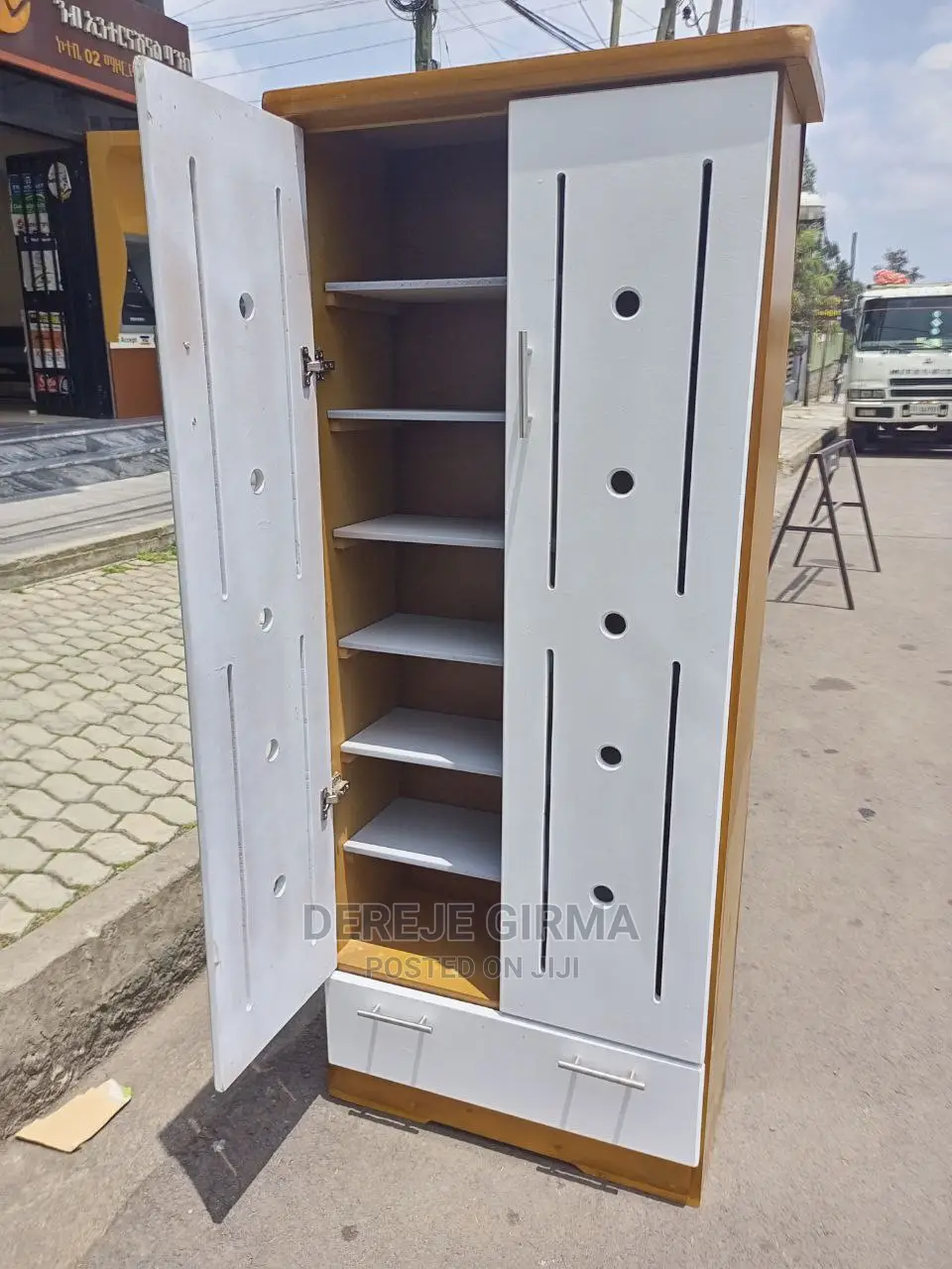 80cm የጫማ መደርደሪያ