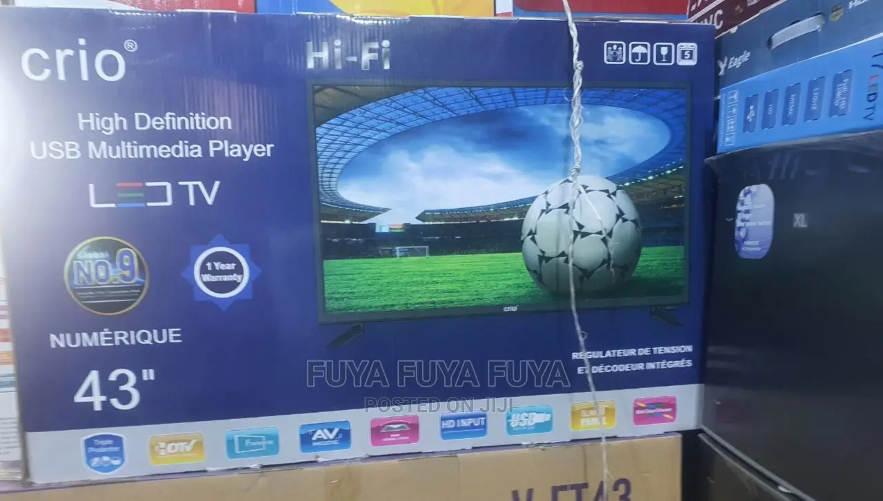 Crio 43 Inchi Double Glass Smart 2023 Tv