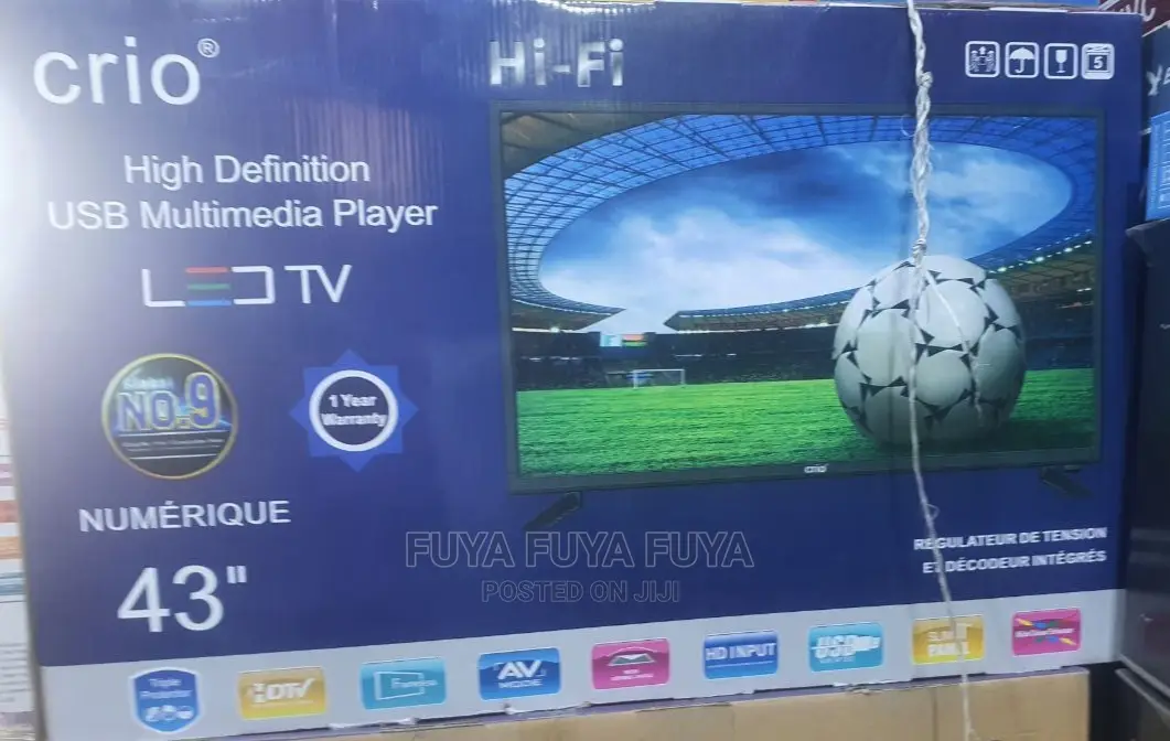 Crio 43 Inchi Double Glass Smart 2023 Tv