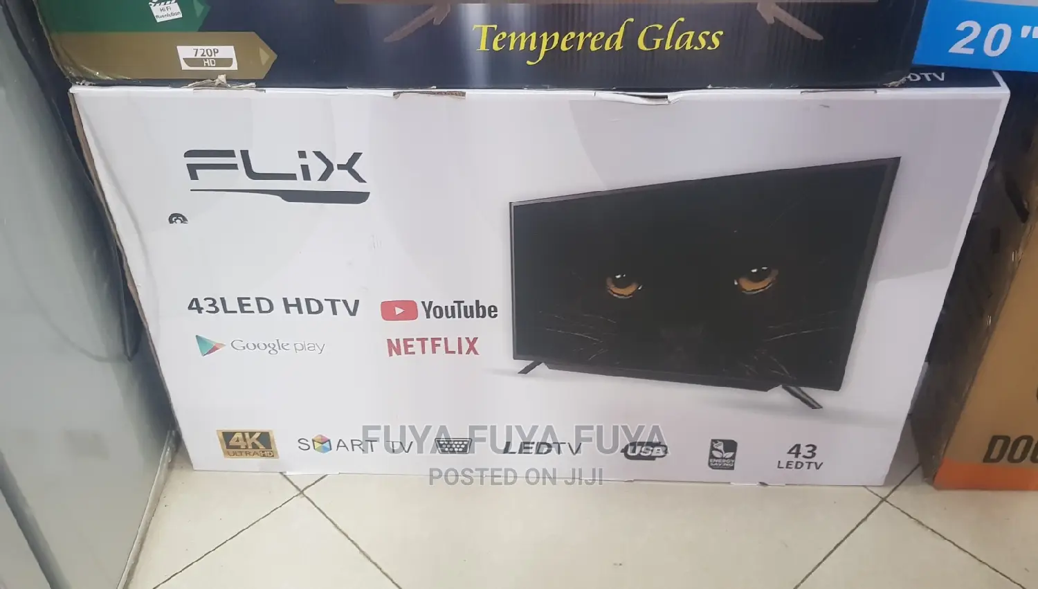 Flix 43 Inchi Double Glass Smart 2023 Tv