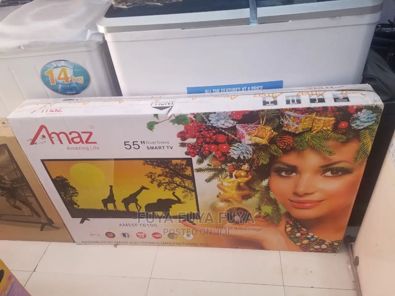 Amaz 55 Inchi Double Glass Smart 2023 Tv