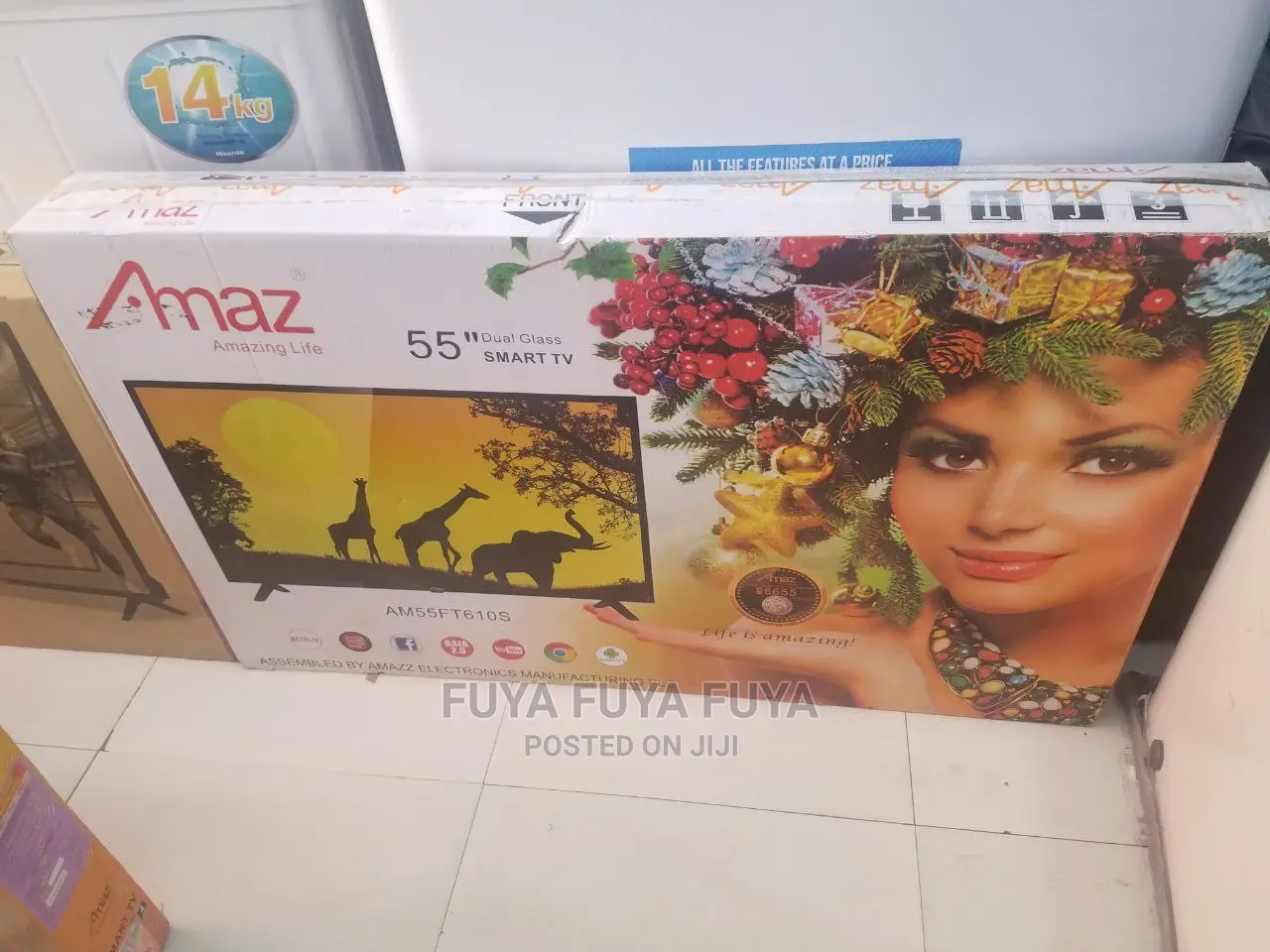 Amaz 55 Inchi Double Glass Smart 2023 Tv