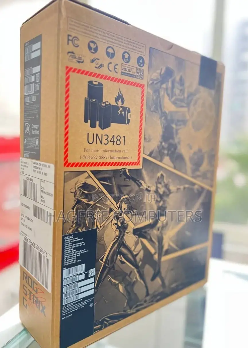 New Laptop Asus ROG Strix G16 G614 16GB Intel Core I7 SSD 1T