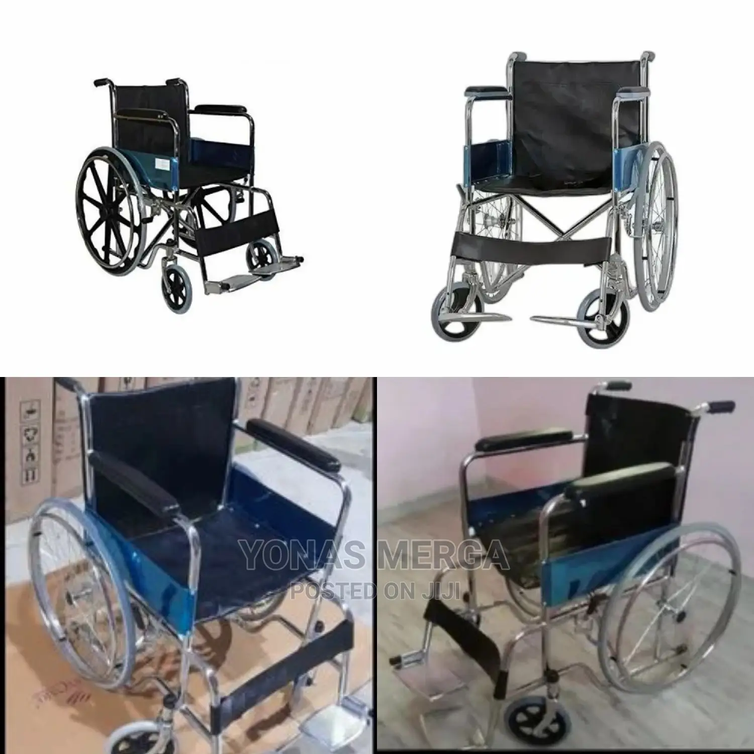 Steel Robust Design Folding Wheelchair