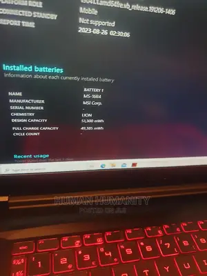 New Laptop MSI GF63 8GB Intel Core i5 SSD 256GB