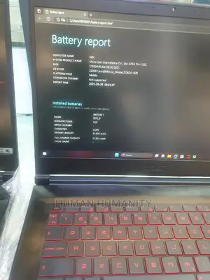 New Laptop MSI GF63 8GB Intel Core i5 SSD 256GB