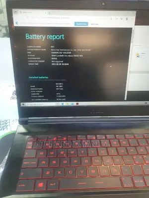 New Laptop MSI GF63 8GB Intel Core i5 SSD 256GB