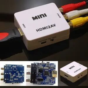 High Quality 1080P 60hz Mini 1080p HDMI2AV Converter HD MI T
