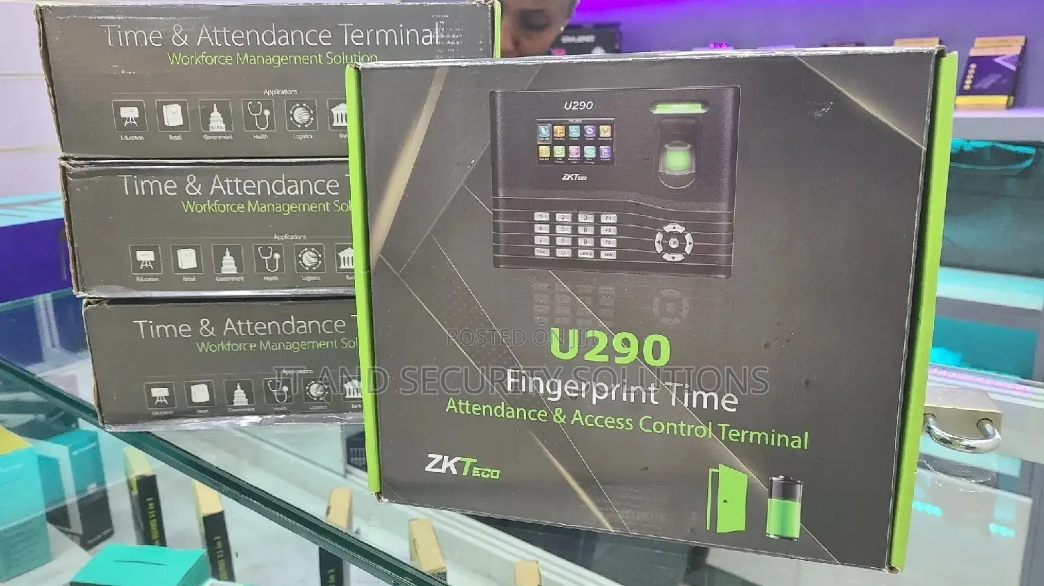 ZKT U290 Fingerprint ID Time Attendance Terminal