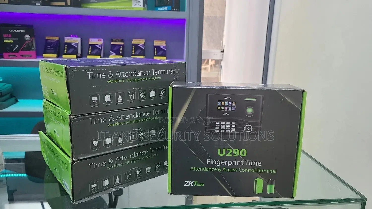 ZKT U290 Fingerprint ID Time Attendance Terminal