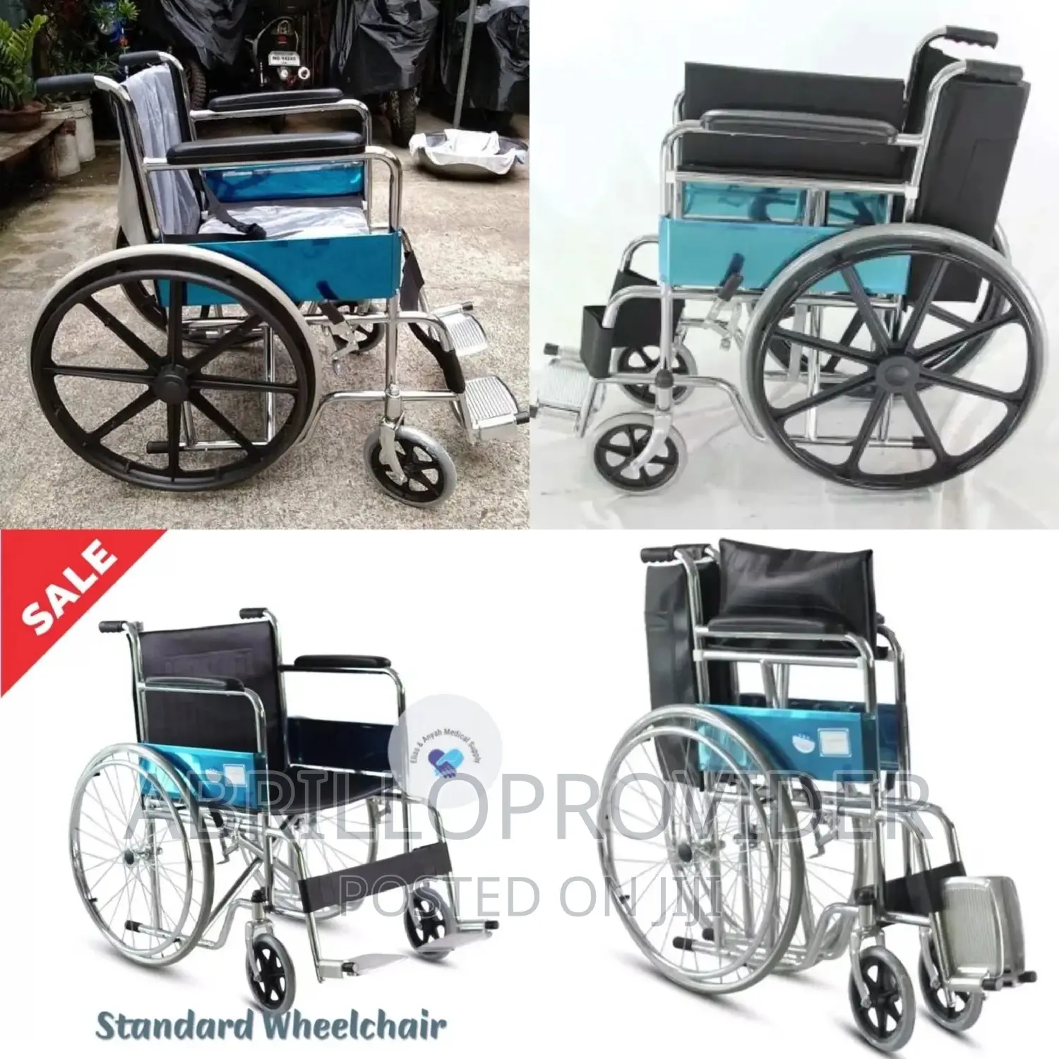 Standard Steel Wheelchair