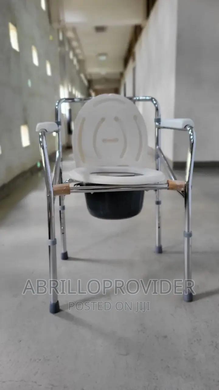 Comfortable Folding Toilet Shower Chair Adjustable Height
